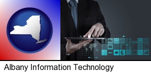 Albany, New York - information technology concepts