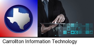 Carrollton, Texas - information technology concepts