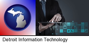 Detroit, Michigan - information technology concepts