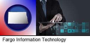 Fargo, North Dakota - information technology concepts